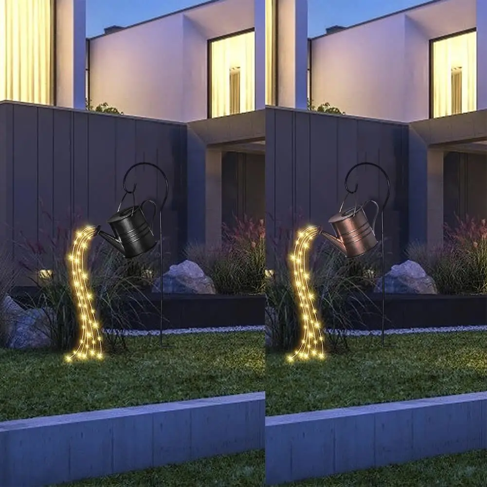 

Watering Kettle Light Solar Decorative Watering Can Light String Garden Lawn Courtyard LED Shower Lamp Floodlight Ornament
