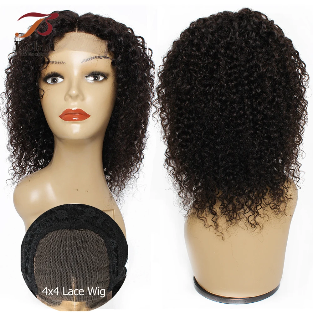 Парик с кружевной застежкой 4x4 качественные индийские парики из человеческих