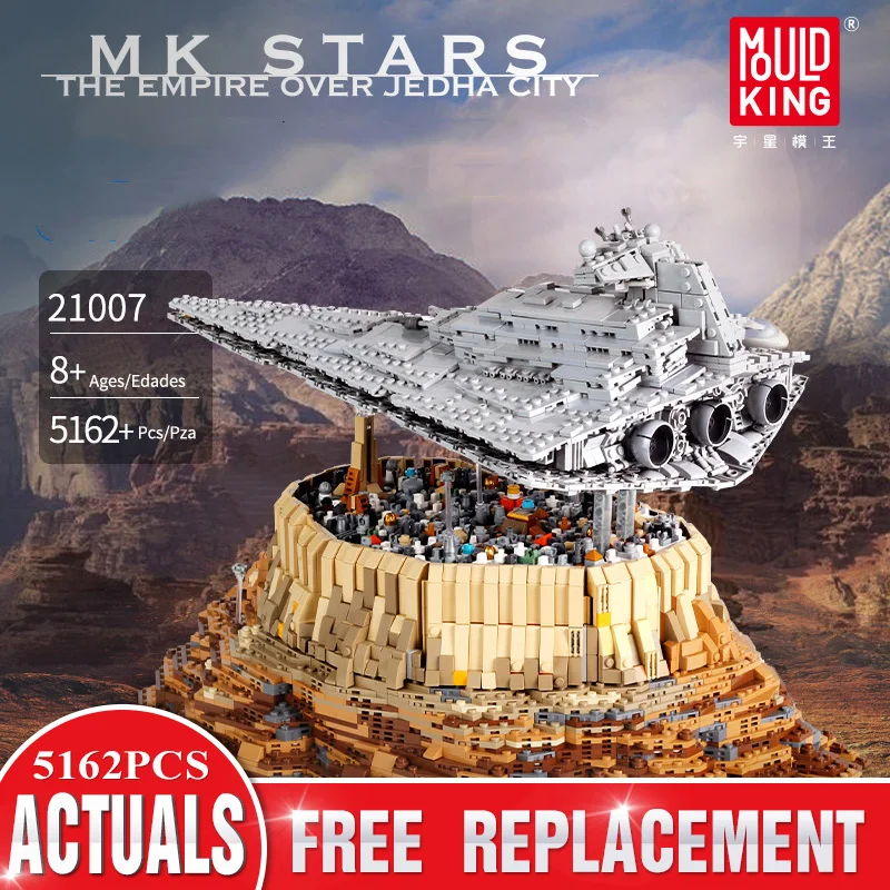 Mould King 21007 строительные блоки для строительства модели &quotЗвездный план&quot