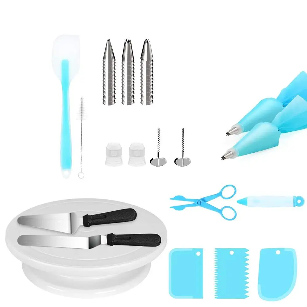 Инструменты для украшения тортов 52 шт./компл. насадка кондитерских изделий крема