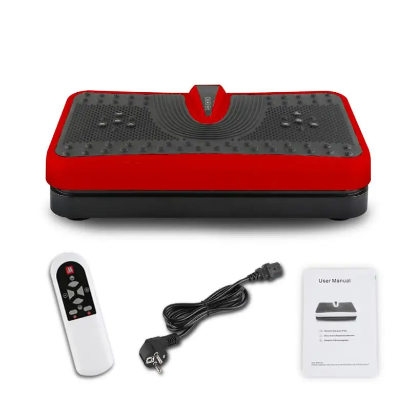 9 режимов вибрации фитнес тонкая вибрационная пластина машина высокочастотный