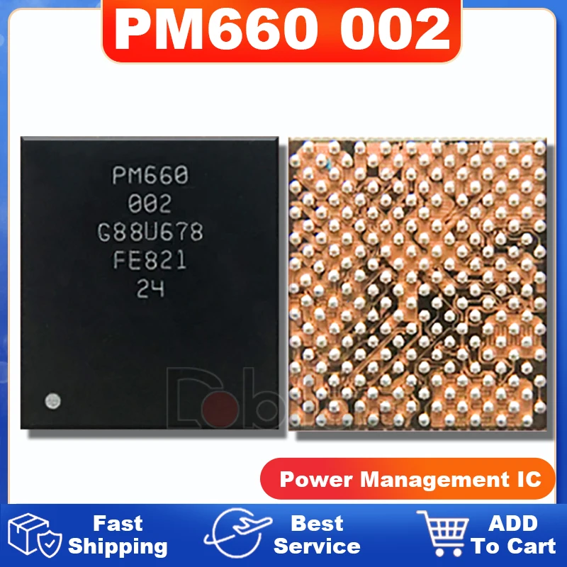 

Источник питания PM660 002 Power IC BGA, чип управления питанием IC PM IC PMIC, интегральные схемы, чипсет, 5 шт.