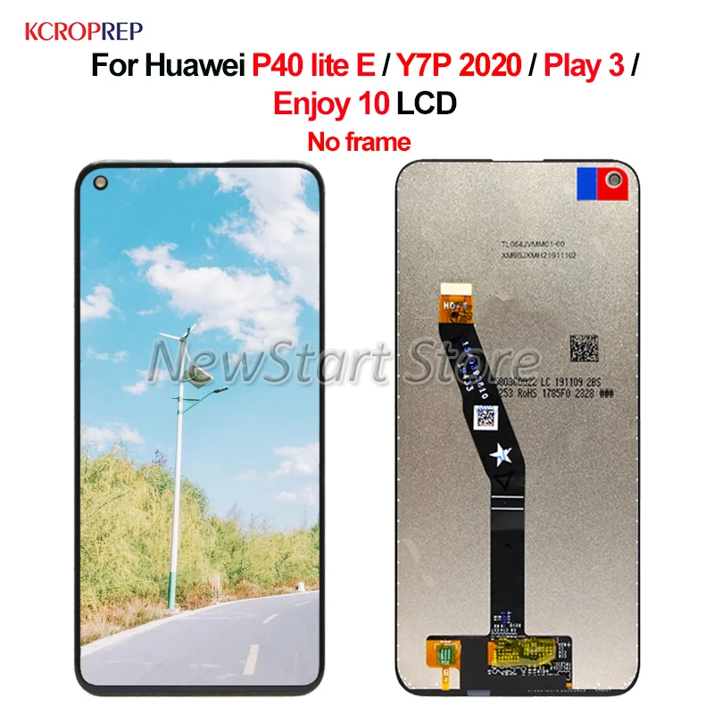 Для Huawei P40 lite E Y7P 2020 ЖК-дисплей для Play 3 Enjoy 10 сенсорный экран дигитайзер в сборе