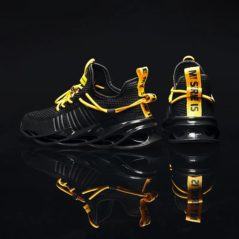 Summer White Mesh Men's Sneakers 2021 Spring Marathon Blade Running Shoes Men Air Cushion Sneakers Sport Man zapatillas deporte