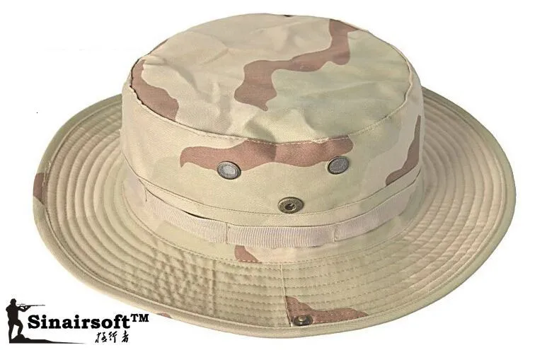 SINAIRSOFT Тактические страйкбол Снайпер камуфляж Boonie шапки Непальские кепки Militares армии мужские американские военные аксессуары Пешие прогулки