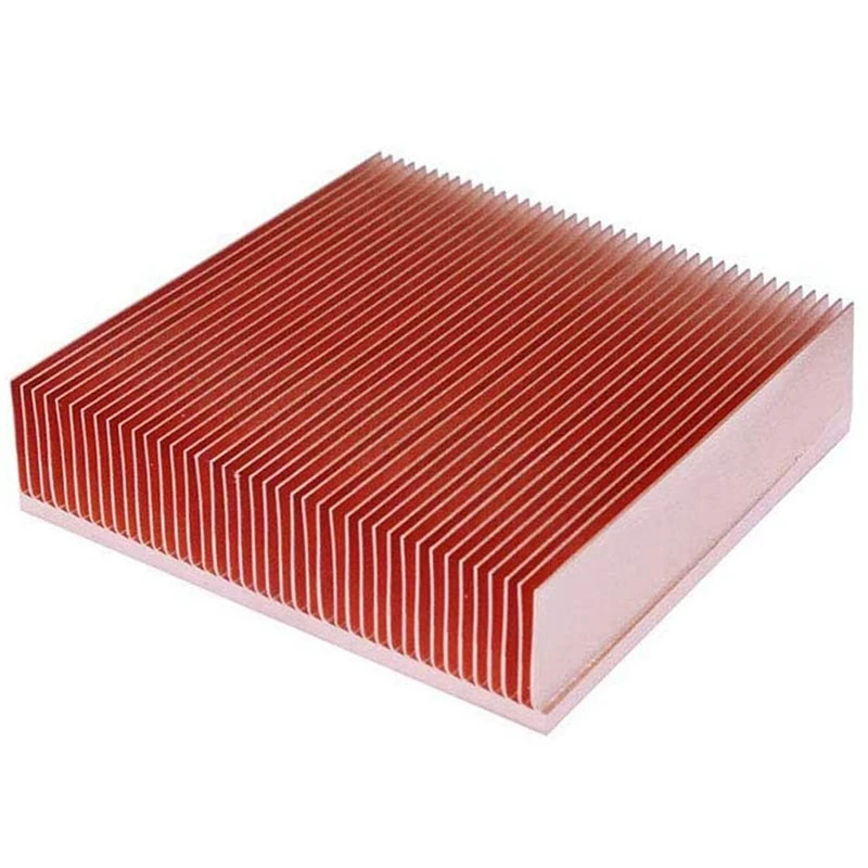 

Pure Copper Heatsink Skiving Fin DIY Heat Sink Radiator Cooling Cooler for Electronic CHIP LED IC RAM Heat