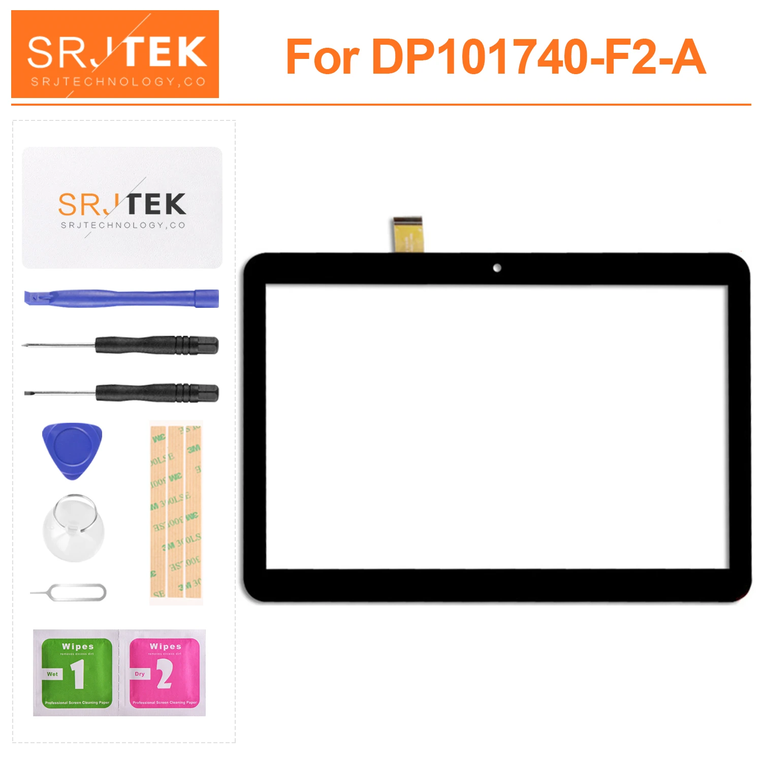 

For DP101740-F2-A Onn ONA19TB007 100005209 Tablet PC External Capacitive Touch Screen Digitizer Assembly Outer Glas Sensor Panel