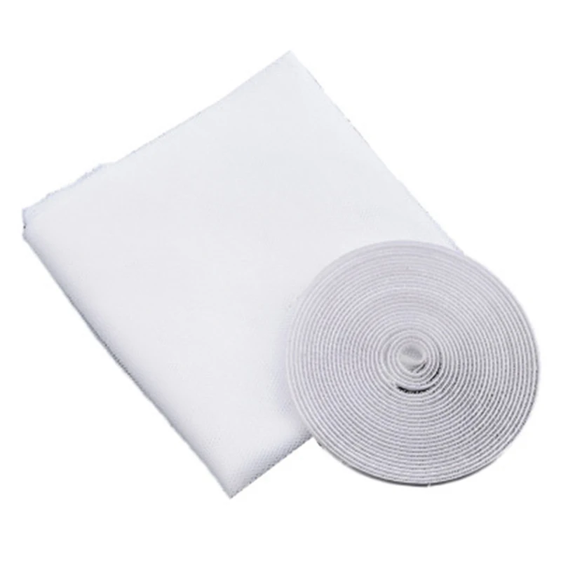 

1Pcs Indoor Insect FMosquito Net Screen Self-adhesive Curtain Mesh Bug Mosquito Netting Door Window Screen Protection With Tape