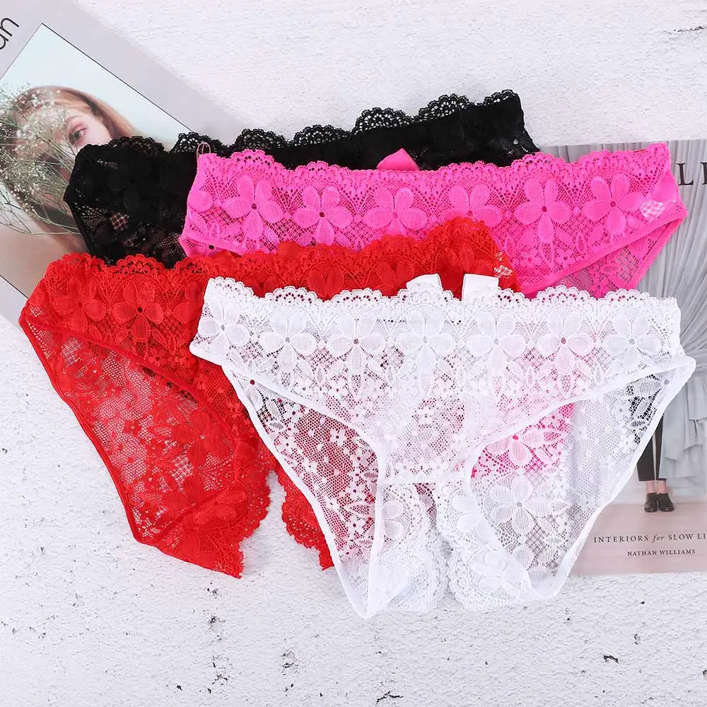 1 шт. женское кружевное нижнее белье с заниженной талией | Женская одежда