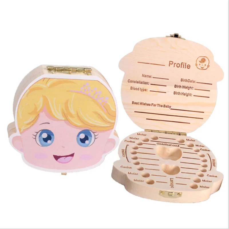 

Baby Teeth Memorial Box Girls Boys Changing Tooth Storage Box Color Children's Tooth Collection Box