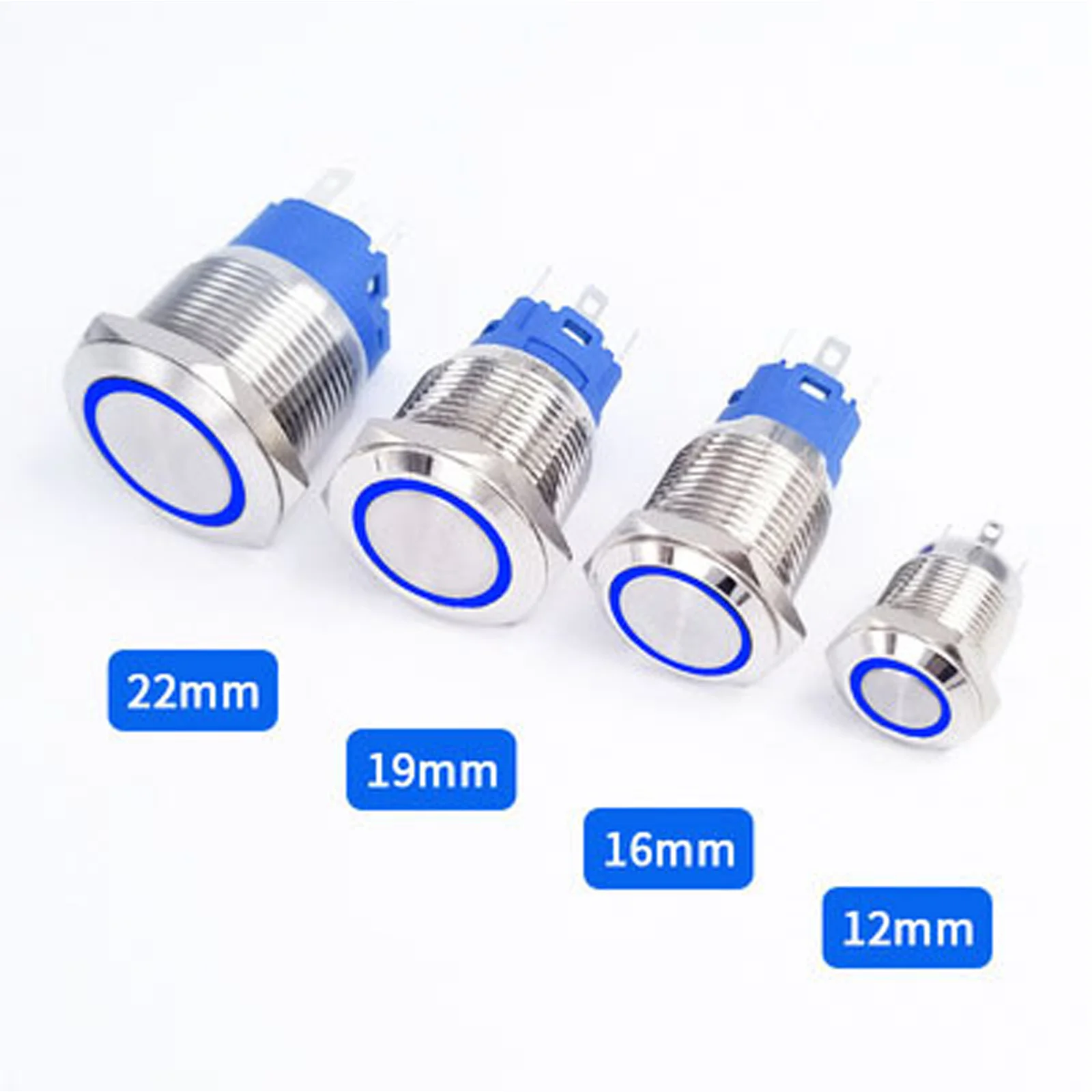 

Waterproof Metal Push Button Switch LED Light