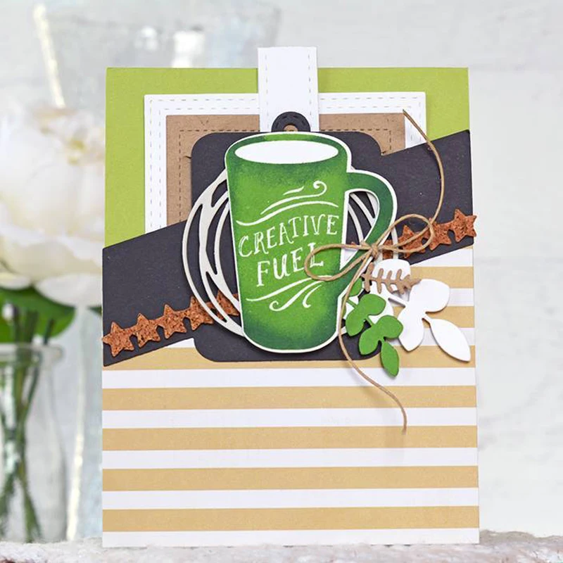 Выскальзывающий язычок на картах высечки для украшение создания открыток штампы