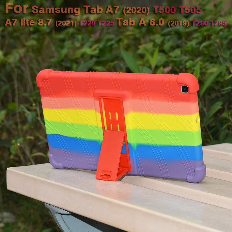 

Мягкий Силиконовый противоударный чехол для Samsung Galaxy Tab A7 Lite 2021 8,7 T220 T225 A7 10,4 2020 SM-T500 T505 A 8,0 2019 T290 T295