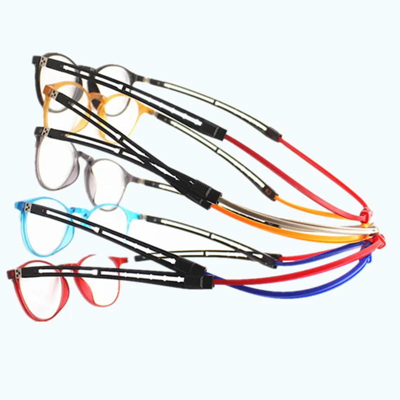 Висячие Магнитные очки для чтения складные пресбиопические мягкие унисекс