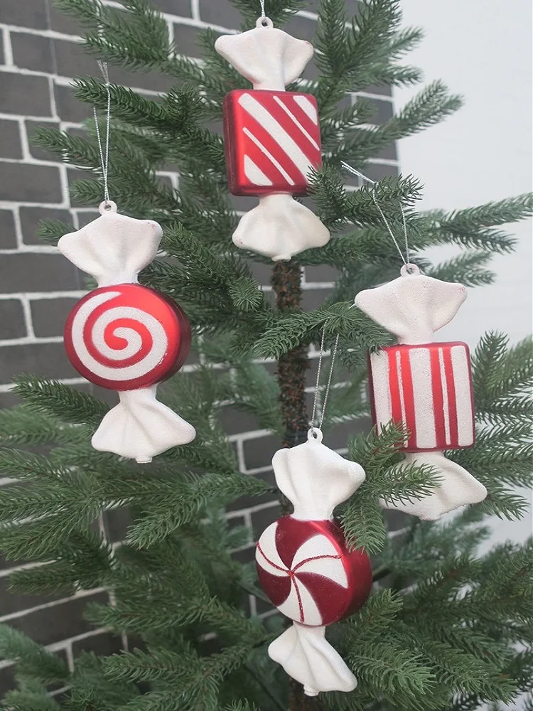 Новый 2021 Рождественская елка украшения наряды для детей на Рождество кулон