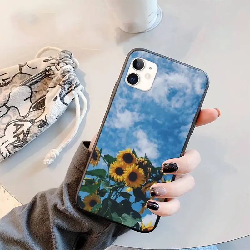 

sunflower Phone Case for iPhone 11 12 pro XS MAX 8 7 6 6S Plus X 5S SE 2020 XR mini
