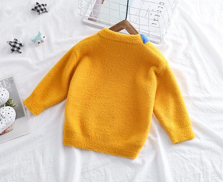 Детский Теплый свитер в стиле пэчворк 1 шт. | Мать и ребенок