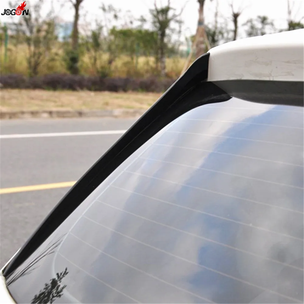 Блеск черный боковое заднее крыло спойлера крышка для губ отделка наклейка Volkswagen