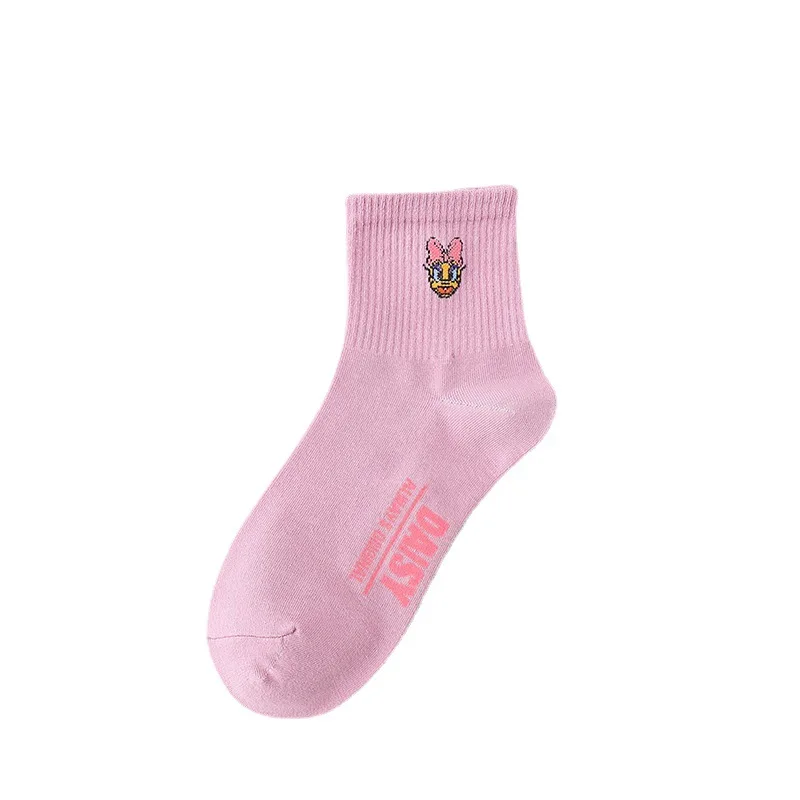 

2021 Hot Sale 1 Pair Fashion Disney Women Socks harajuku Socks Casual Breathable Cartoon Cotton Funny socks kawaii cute socks