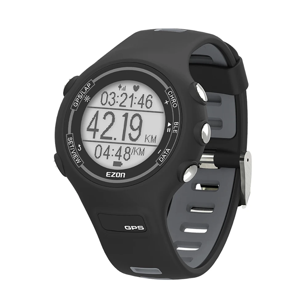 

Men's Sport Watch Fashion GPS Timing Track Heart Rate Meter Smart Reminder Pedometer Calories App Connection Waterproof Alarm