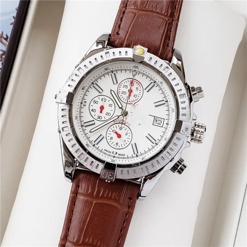 

Foreign trade explosive solid steel band business quartz watch, with calendar function