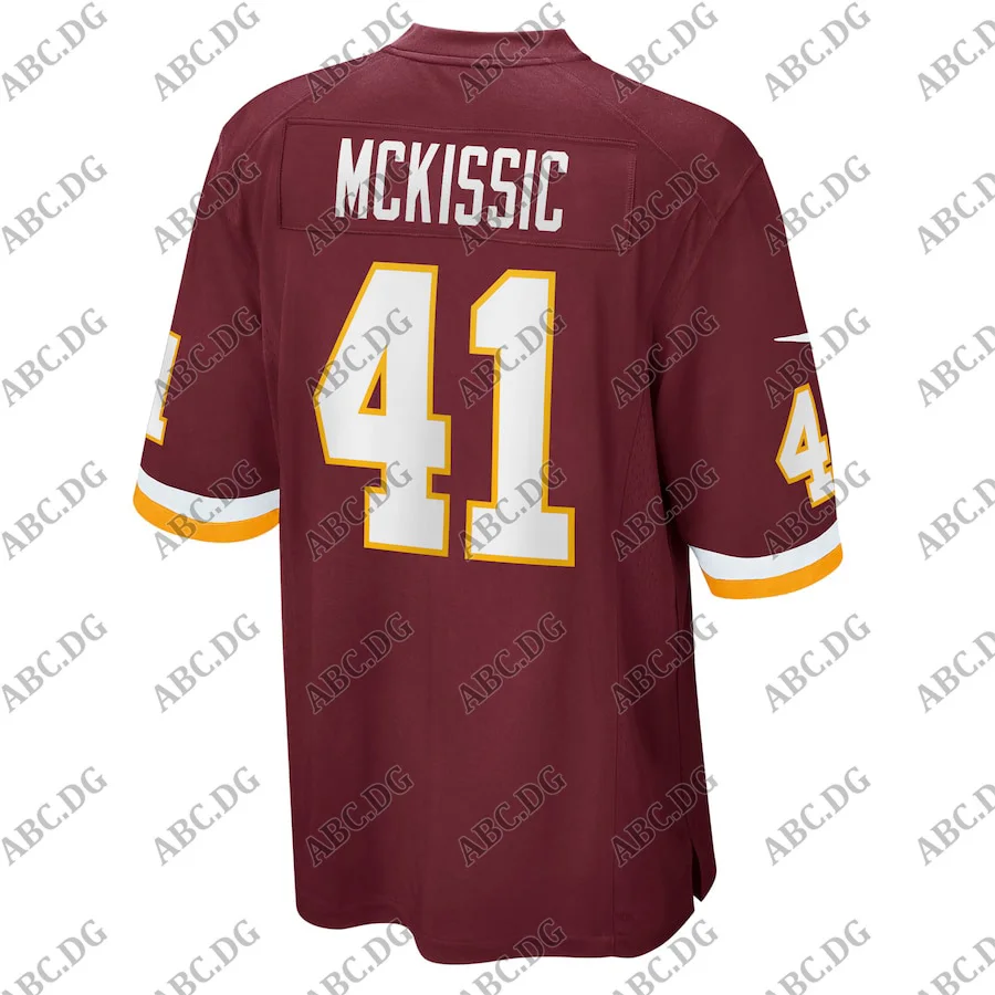

Men Women Kid Youth J.D. McKissic Washington Burgundy Game Player Jersey