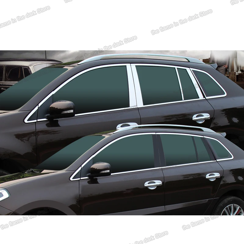 Отделка окон автомобиля из нержавеющей стали lsrtw2017 для renault koleos 2009 2010 2011 2012 2013 2014