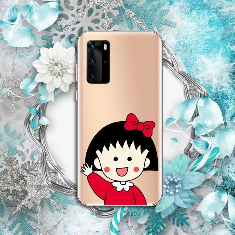 

Chibi Maruko-chan Japan anime Phone Case Transparent for Huawei P honor 8 10i 20 30 40 smart 2019