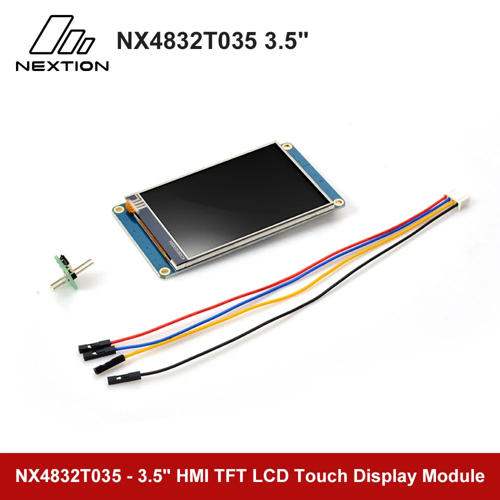 Nextion NX4832T035-Полноцветная 3," HMI интеллектуальная резистивная плата с сенсорным экраном UASRT TFT ЖК-модуль совместим с Arduino
