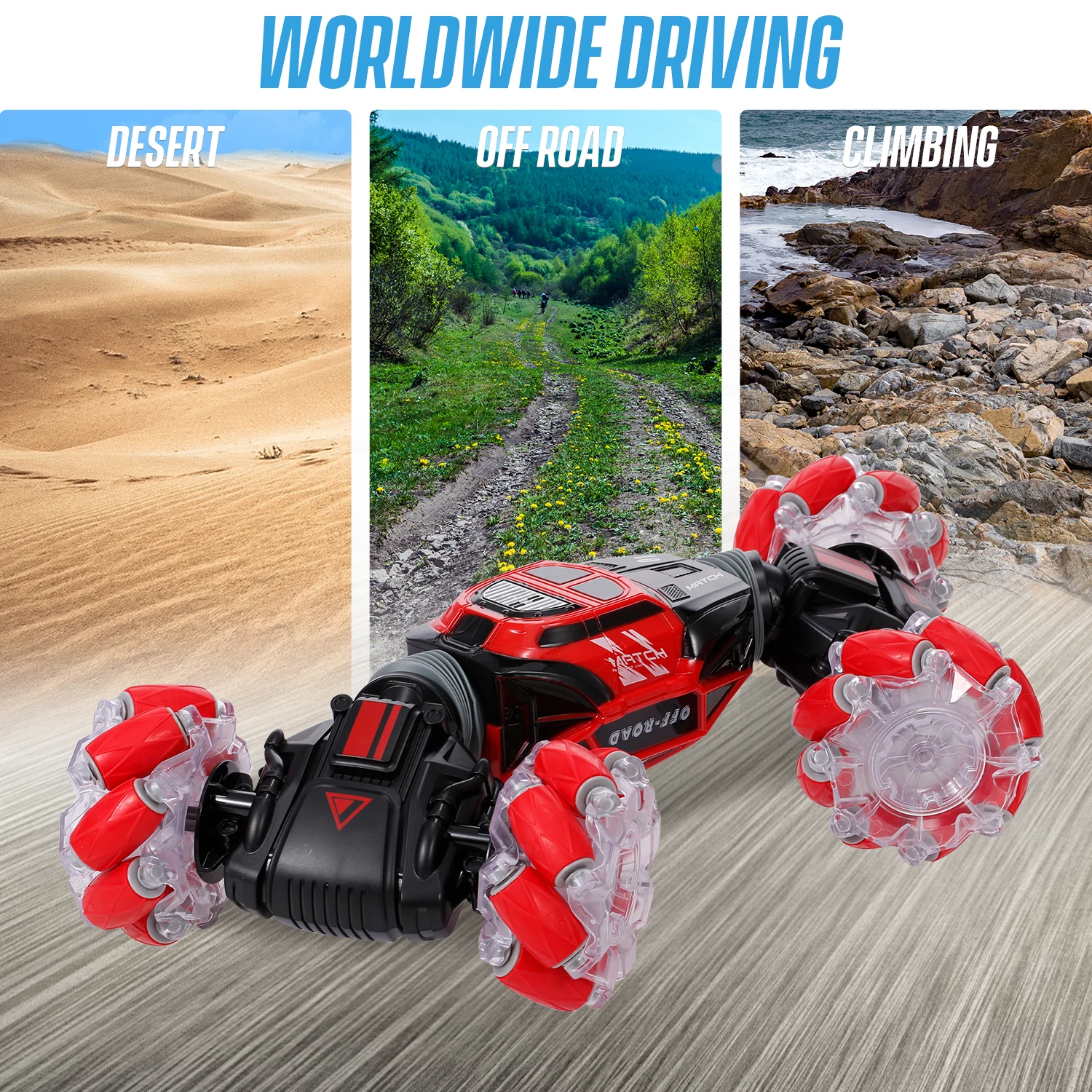 GoolRC 4WD RC трюк автомобиль часы Датчик жестов управление деформируемый электрический RC Дрифт автомобиль трансформатор автомобиль игрушка для ребенка с светодиодный светильник