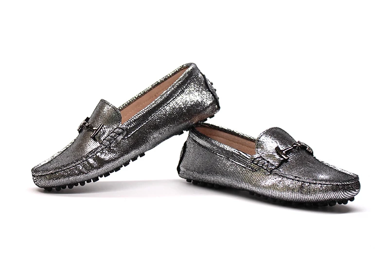 Туфли женские из мягкой кожи лоферы на плоской подошве брендовая повседневная