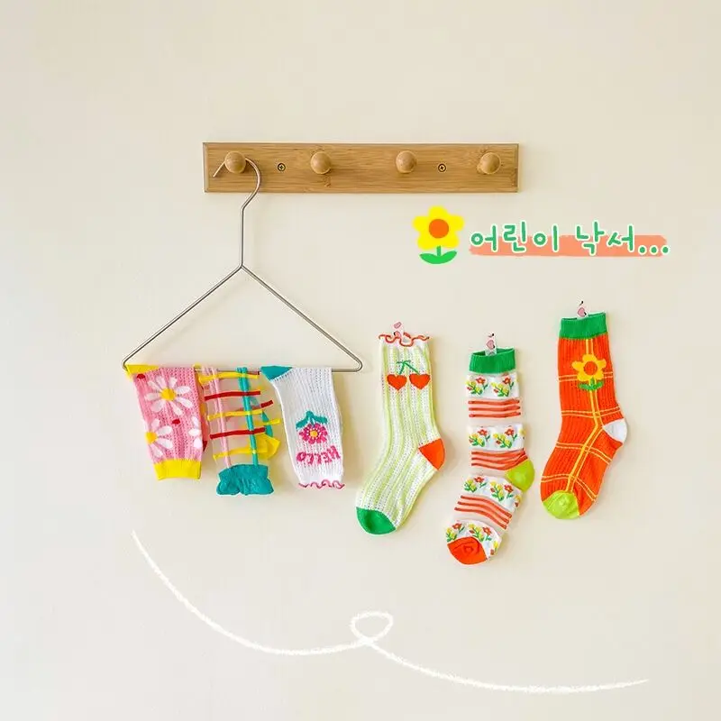 Гольфы для маленьких девочек от 1 до 8 лет Симпатичные винтажные сетчатые длинные