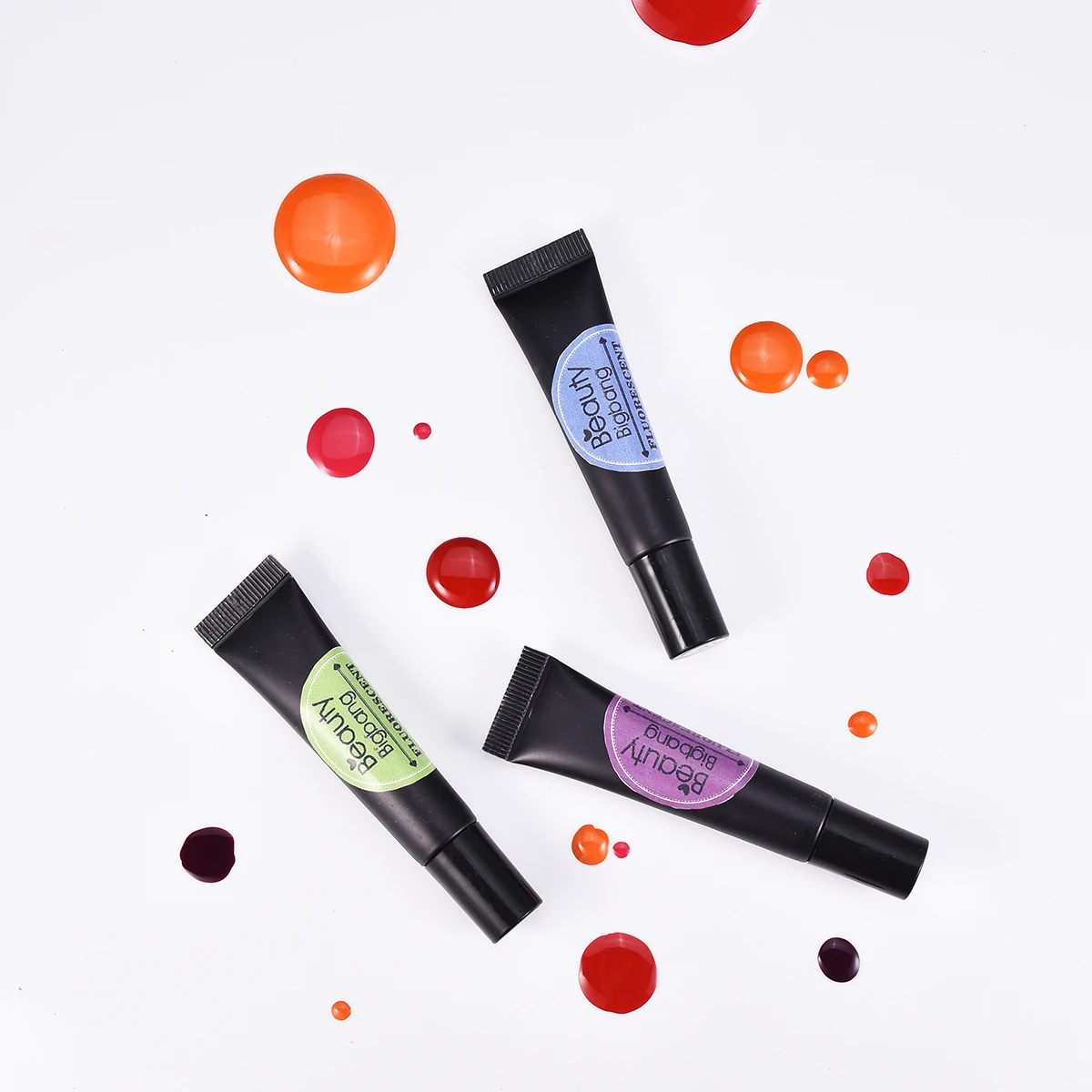Beautybigbang 8 мл неоновый штамповочный Гель-лак флуоресцентный замачивающийся цветной лак светится в темноте для УФ-светильник для дизайна ногтей полигель