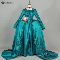 deluxe colonial 18th century rococo marie antoinette dress historical period baroque victorian inspired ball gown costumes
