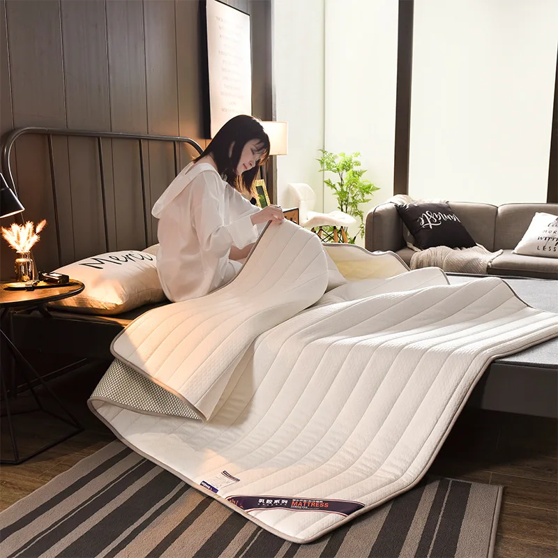 Постельное белье тонкий латексный матрас Подушечка для кровати студенческого