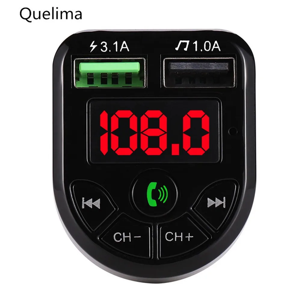 45 # Беспроводной автомобильный fm-передатчик Blueteeth комплект Hands-free вызов mp3-плеер