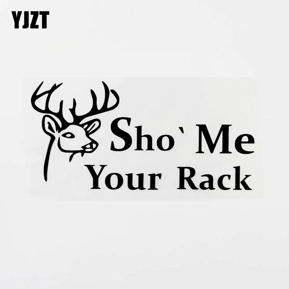 

YJZT, 16,5 см × 7,9 см, Виниловая наклейка на автомобильное окно, цвет черный/серебристый, 8C-0452