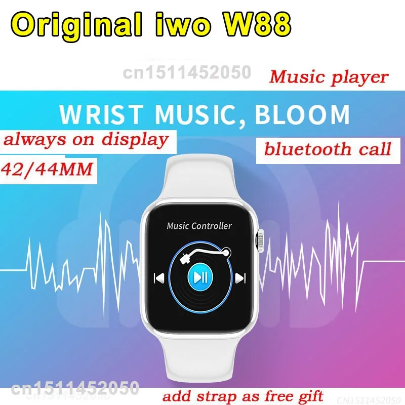 Смарт часы Greentiger W88 с Bluetooth вызовом динамиком и монитором сердечного ритма