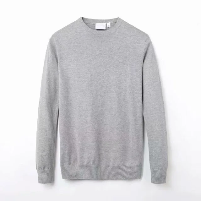 Мужской Хлопковый свитер с круглым вырезом из крокодиловой кожи Сезон осень-зима