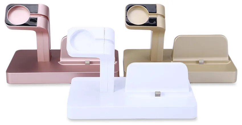 2in1 Charging Dock holder For Apple Watch iPhone X XS XR MAX 7 8 Plus Charger Base Stand Station Mounts Base7