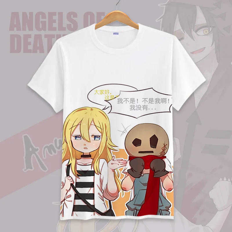 Футболка для косплея ангелов смерти из японского аниме футболка Rachel Gardner Айзек