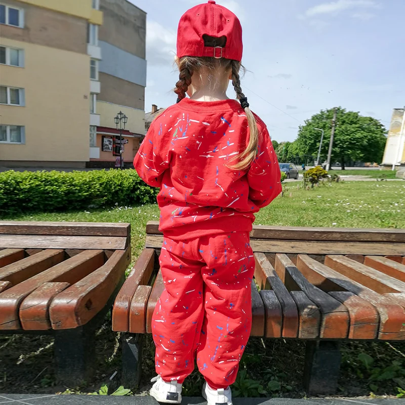 HH Toddler Outfits Boys Clothes Autumn Winter Kids tracksuit Hooded+Pant Children Clothing Suit For Sets 2 3 4 Year | Детская одежда и