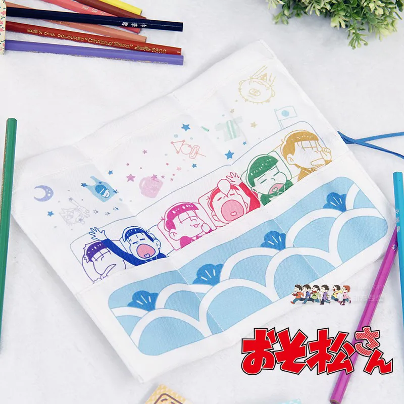 Аниме мультфильм 6 одинаковых лиц Konya wa Saikou Mr.Osomatsu San ED чехол карандаш ручка багги