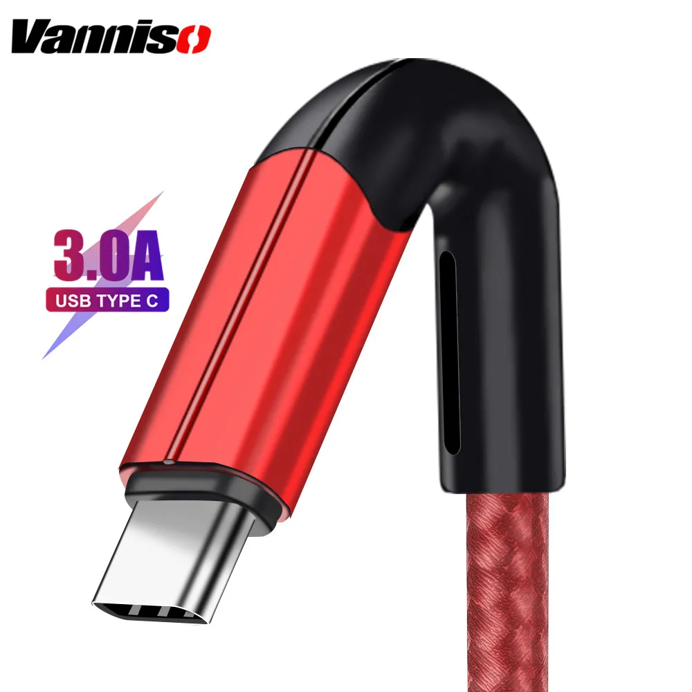 Кабель USB Type C 3 А кабели быстрой зарядки для Samsung S8 Note 9 A30 Huawei p20 Xiaomi Redmi Note5pro