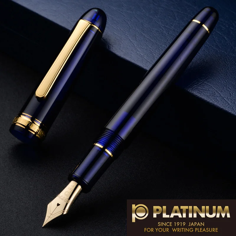 Японский оригинальный platinum 3776 century PNB 10000 13000 14k перьевая ручка золотого цвета