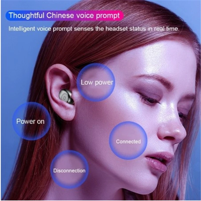 TWS наушники IPX6 Беспроводные с поддержкой Bluetooth 2000 5 0 мА · ч|Наушники и гарнитуры| |