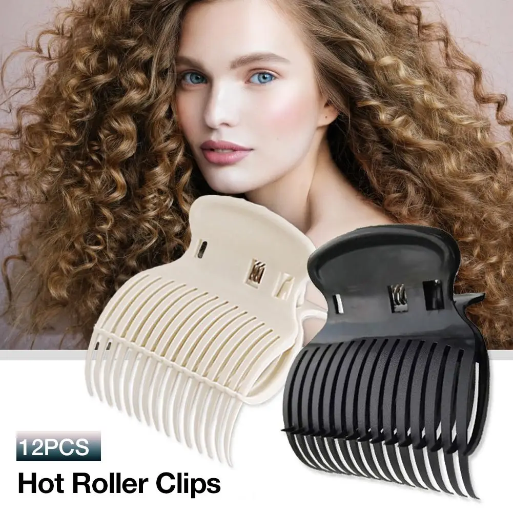 12 шт. Горячие ролики с зажимами для завивки волос коготь зажим замена секция