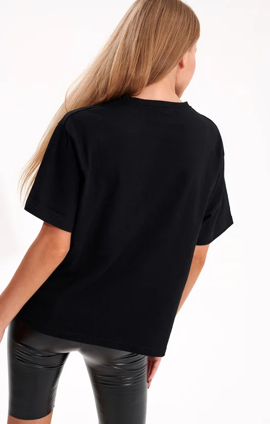 Французский стиль парижанская футболка с буквенным принтом летние женские