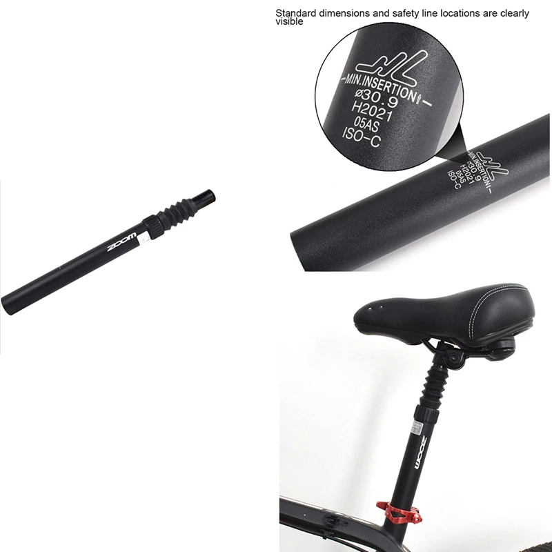 

ZOOM Suspension Bicycle Seatpost Damping MTB Road Bike Seat Post Shock Absorber Saddle Tube