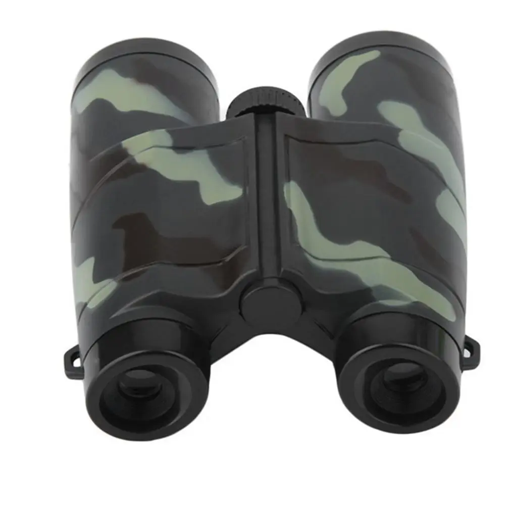 

Outdoor Binoculars Camouflage Green 4X Binoculars Telescope Children Kids Toys Outdoor Camping Climbing Tools Travelling